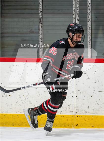 Thumbnail 3 in Albany Academy for Boys vs St. Sebastian's School (St. Sebastian's Christmas Tournament) photogallery.