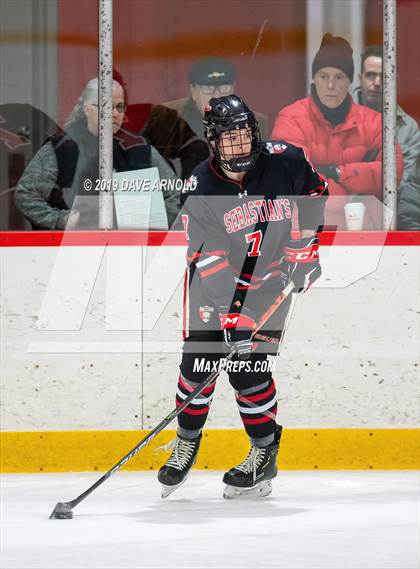 Thumbnail 2 in Albany Academy for Boys vs St. Sebastian's School (St. Sebastian's Christmas Tournament) photogallery.