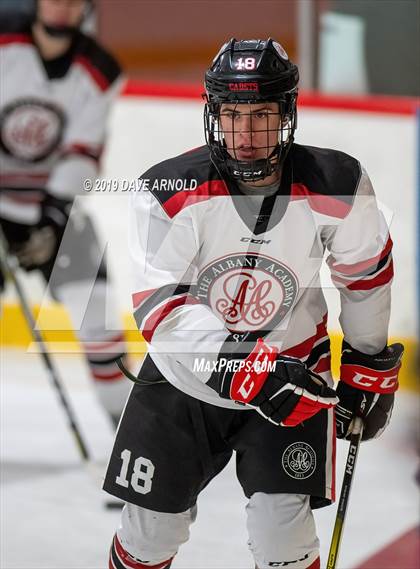 Thumbnail 2 in Albany Academy for Boys vs St. Sebastian's School (St. Sebastian's Christmas Tournament) photogallery.