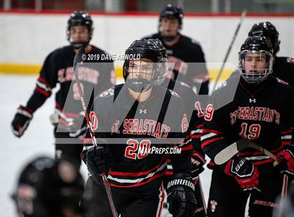 Thumbnail 2 in Albany Academy for Boys vs St. Sebastian's School (St. Sebastian's Christmas Tournament) photogallery.