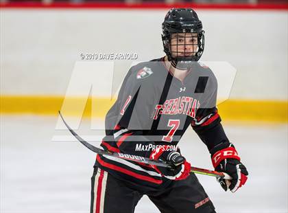 Thumbnail 2 in Albany Academy for Boys vs St. Sebastian's School (St. Sebastian's Christmas Tournament) photogallery.