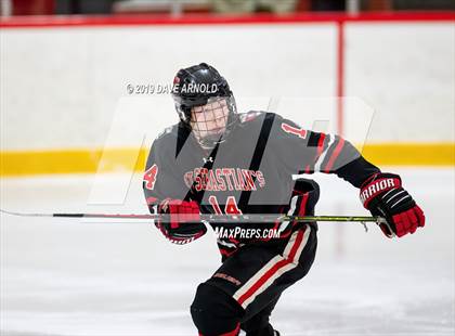 Thumbnail 2 in Albany Academy for Boys vs St. Sebastian's School (St. Sebastian's Christmas Tournament) photogallery.