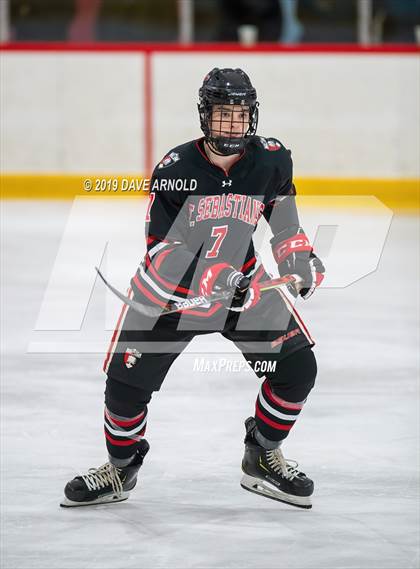 Thumbnail 3 in Albany Academy for Boys vs St. Sebastian's School (St. Sebastian's Christmas Tournament) photogallery.