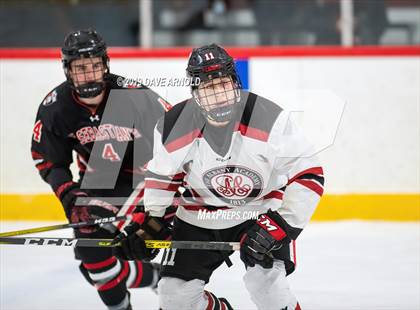 Thumbnail 2 in Albany Academy for Boys vs St. Sebastian's School (St. Sebastian's Christmas Tournament) photogallery.