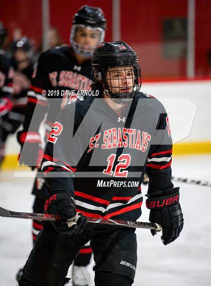 Thumbnail 3 in Albany Academy for Boys vs St. Sebastian's School (St. Sebastian's Christmas Tournament) photogallery.
