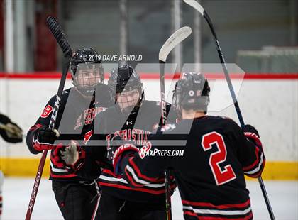 Thumbnail 3 in Albany Academy for Boys vs St. Sebastian's School (St. Sebastian's Christmas Tournament) photogallery.