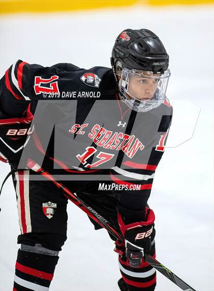 Thumbnail 2 in Albany Academy for Boys vs St. Sebastian's School (St. Sebastian's Christmas Tournament) photogallery.