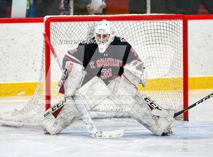 Thumbnail 3 in Albany Academy for Boys vs St. Sebastian's School (St. Sebastian's Christmas Tournament) photogallery.
