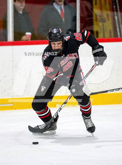 Thumbnail 2 in Albany Academy for Boys vs St. Sebastian's School (St. Sebastian's Christmas Tournament) photogallery.