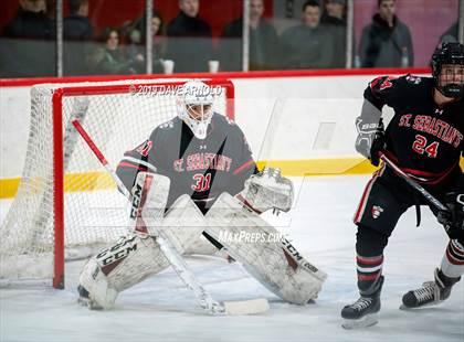 Thumbnail 3 in Albany Academy for Boys vs St. Sebastian's School (St. Sebastian's Christmas Tournament) photogallery.