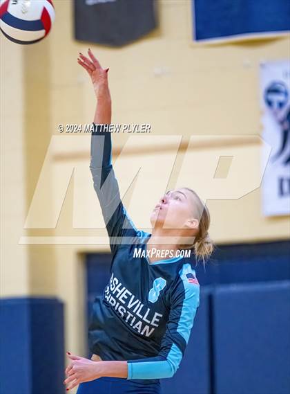 Thumbnail 3 in Asheville Christian Academy vs. Davidson Day (NCISAA 3A Final) photogallery.