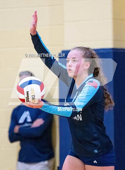 Thumbnail 3 in Asheville Christian Academy vs. Davidson Day (NCISAA 3A Final) photogallery.