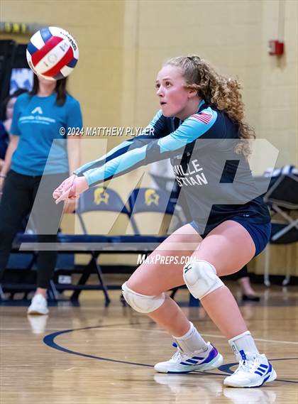 Thumbnail 3 in Asheville Christian Academy vs. Davidson Day (NCISAA 3A Final) photogallery.