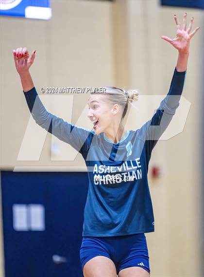 Thumbnail 2 in Asheville Christian Academy vs. Davidson Day (NCISAA 3A Final) photogallery.