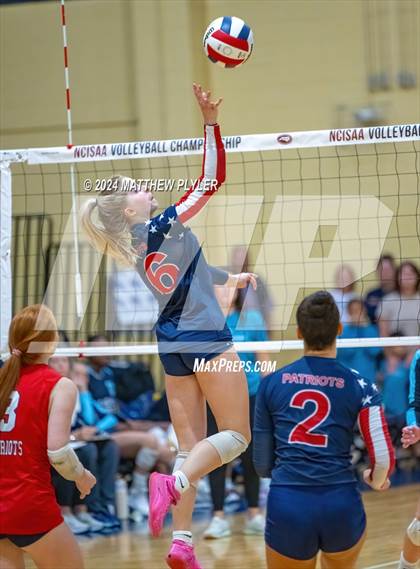 Thumbnail 2 in Asheville Christian Academy vs. Davidson Day (NCISAA 3A Final) photogallery.