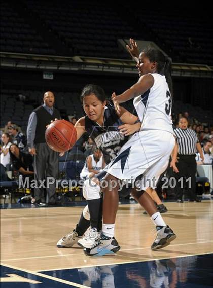 Thumbnail 1 in Redlands Adventist Academy vs. Rolling Hills Prep (CIF SS 6A Final) photogallery.