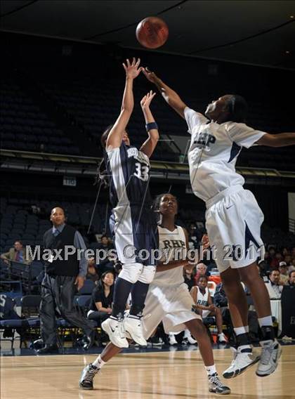 Thumbnail 3 in Redlands Adventist Academy vs. Rolling Hills Prep (CIF SS 6A Final) photogallery.