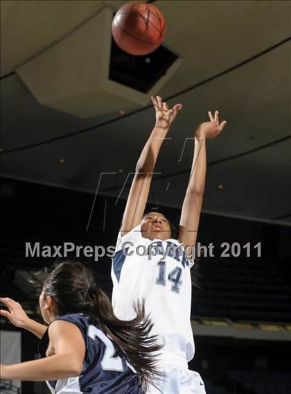 Thumbnail 2 in Redlands Adventist Academy vs. Rolling Hills Prep (CIF SS 6A Final) photogallery.