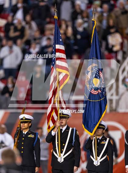 Thumbnail 2 in Crimson Cliffs vs. Ridgeline (UHSAA 4A Semifinal) photogallery.