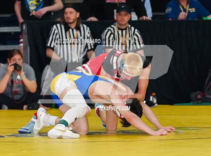 Thumbnail 3 in NYSPHSAA Wrestling Championships - Round 1 (101 lbs - 160 lbs) photogallery.