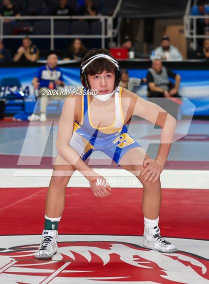 Thumbnail 1 in NYSPHSAA Wrestling Championships - Round 1 (101 lbs - 160 lbs) photogallery.