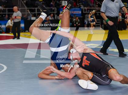Thumbnail 3 in NYSPHSAA Wrestling Championships - Round 1 (101 lbs - 160 lbs) photogallery.