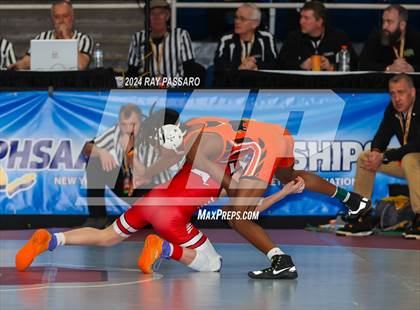 Thumbnail 1 in NYSPHSAA Wrestling Championships - Round 1 (101 lbs - 160 lbs) photogallery.