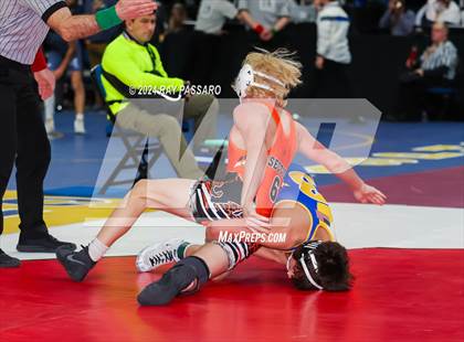 Thumbnail 2 in NYSPHSAA Wrestling Championships - Round 1 (101 lbs - 160 lbs) photogallery.