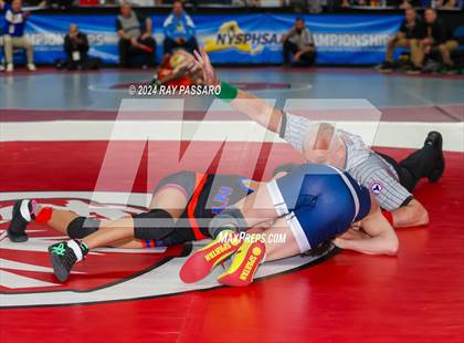 Thumbnail 2 in NYSPHSAA Wrestling Championships - Round 1 (101 lbs - 160 lbs) photogallery.