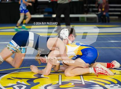 Thumbnail 1 in NYSPHSAA Wrestling Championships - Round 1 (101 lbs - 160 lbs) photogallery.