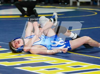 Thumbnail 2 in NYSPHSAA Wrestling Championships - Round 1 (101 lbs - 160 lbs) photogallery.
