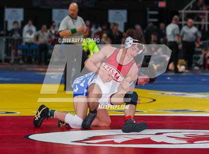 Thumbnail 3 in NYSPHSAA Wrestling Championships - Round 1 (101 lbs - 160 lbs) photogallery.