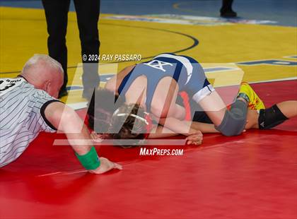 Thumbnail 1 in NYSPHSAA Wrestling Championships - Round 1 (101 lbs - 160 lbs) photogallery.