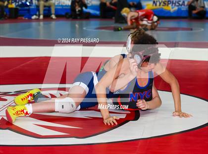 Thumbnail 1 in NYSPHSAA Wrestling Championships - Round 1 (101 lbs - 160 lbs) photogallery.