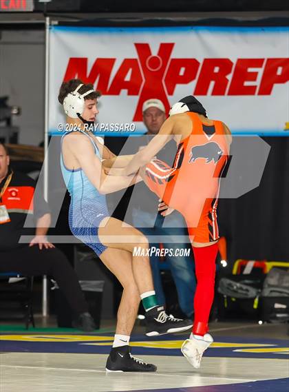 Thumbnail 1 in NYSPHSAA Wrestling Championships - Round 1 (101 lbs - 160 lbs) photogallery.