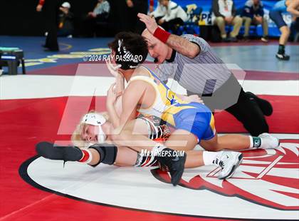 Thumbnail 1 in NYSPHSAA Wrestling Championships - Round 1 (101 lbs - 160 lbs) photogallery.