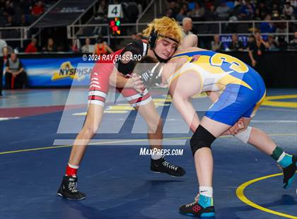 Thumbnail 1 in NYSPHSAA Wrestling Championships - Round 1 (101 lbs - 160 lbs) photogallery.