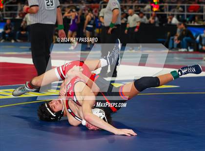 Thumbnail 3 in NYSPHSAA Wrestling Championships - Round 1 (101 lbs - 160 lbs) photogallery.