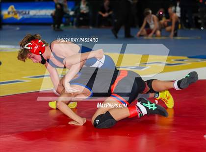 Thumbnail 2 in NYSPHSAA Wrestling Championships - Round 1 (101 lbs - 160 lbs) photogallery.