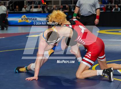Thumbnail 3 in NYSPHSAA Wrestling Championships - Round 1 (101 lbs - 160 lbs) photogallery.
