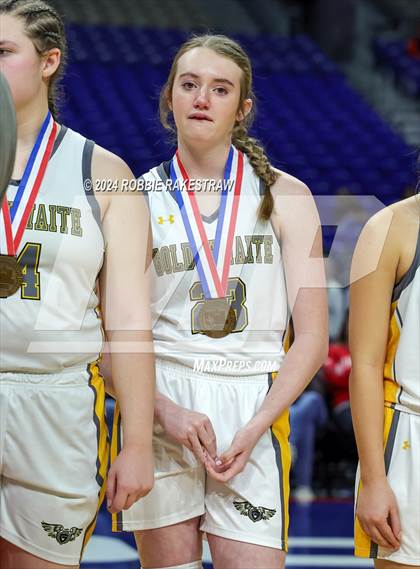 Thumbnail 3 in Goldthwaite vs. Martins Mill (UIL 2A Basketball Semifinal Medal Ceremony) photogallery.