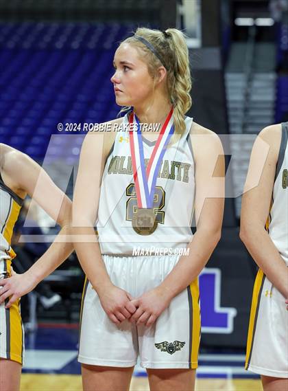 Thumbnail 3 in Goldthwaite vs. Martins Mill (UIL 2A Basketball Semifinal Medal Ceremony) photogallery.