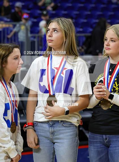 Thumbnail 3 in Goldthwaite vs. Martins Mill (UIL 2A Basketball Semifinal Medal Ceremony) photogallery.