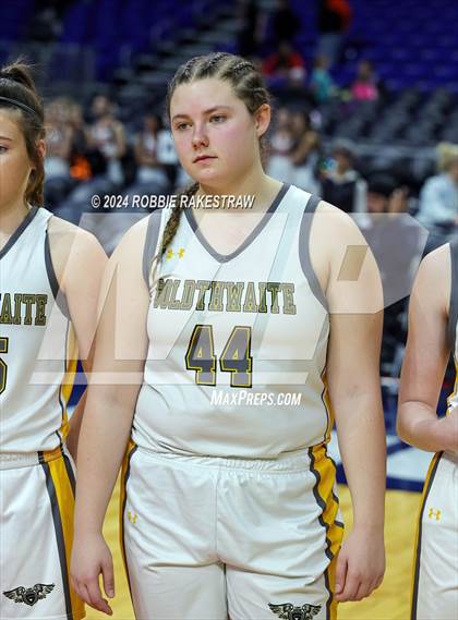 Thumbnail 1 in Goldthwaite vs. Martins Mill (UIL 2A Basketball Semifinal Medal Ceremony) photogallery.