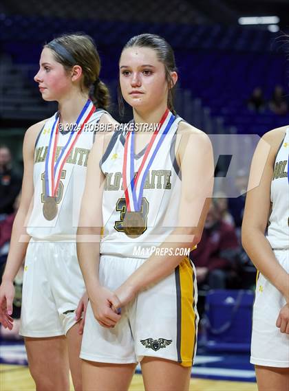 Thumbnail 1 in Goldthwaite vs. Martins Mill (UIL 2A Basketball Semifinal Medal Ceremony) photogallery.