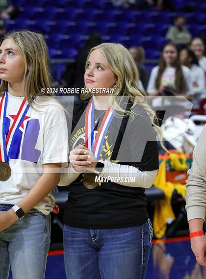 Thumbnail 2 in Goldthwaite vs. Martins Mill (UIL 2A Basketball Semifinal Medal Ceremony) photogallery.