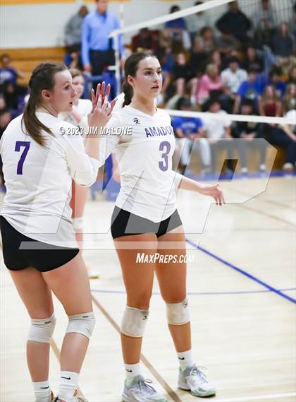Thumbnail 1 in Amador Valley @ Foothill (CIFNCS D1 Semifinals) photogallery.