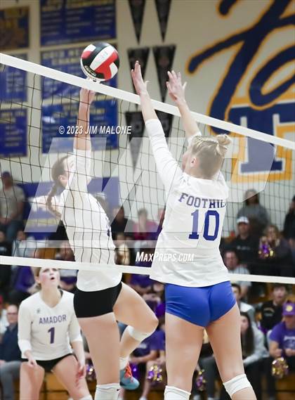 Thumbnail 1 in Amador Valley @ Foothill (CIFNCS D1 Semifinals) photogallery.