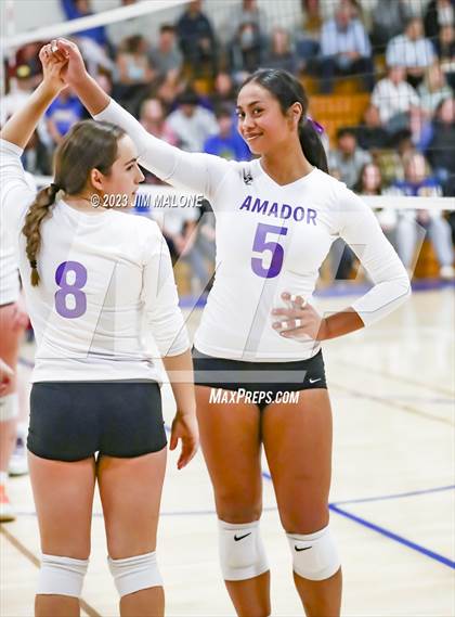 Thumbnail 2 in Amador Valley @ Foothill (CIFNCS D1 Semifinals) photogallery.