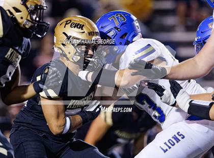 Thumbnail 1 in Elkhart @ Penn (IHSAA 6A Sectional Semifinal) photogallery.